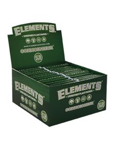 Elements Green Connoisseur KS Slim+Tips (BOX/24Pks-32L)
