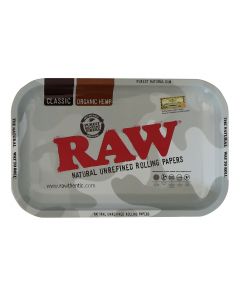 RAW Metal Rolling Tray Arctic Camouflage (17,5 x 27,5cm)1 pcs