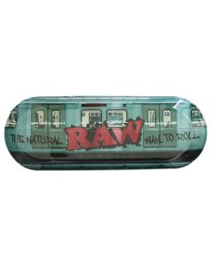 RAW Metal Skate Deck Rolling Tray Grafitti (15 x 42cm)1 pcs