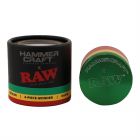 HAMMERCRAFT X RAW ALUMINUM GRINDER 4PT - RASTA 56MM