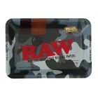 RAW Metal Rolling Tray,Urban Camouflage (12,5 x 18 cm)